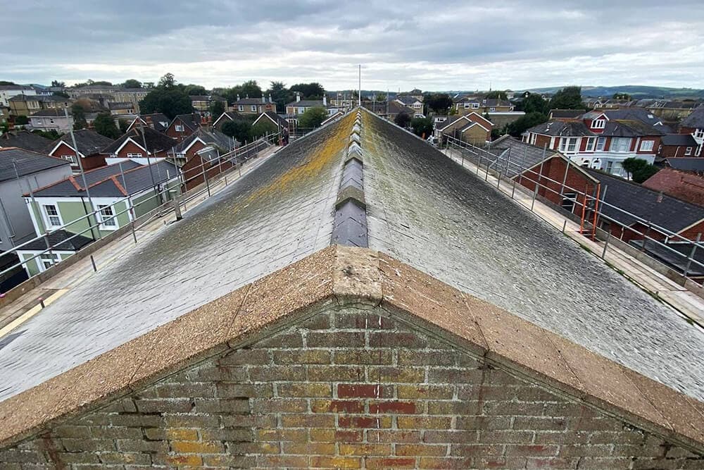 Roof Repairs & Re-roofing scaffolding on the Isle of Wight