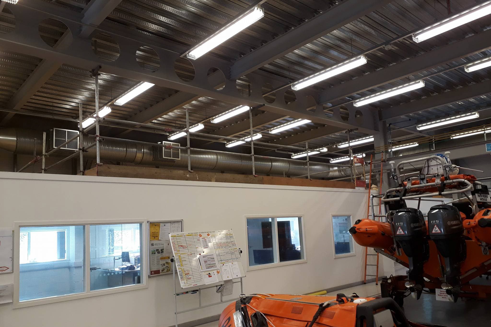 Warehouses & Factories scaffolding on the Isle of Wight